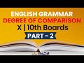 Degrees of Comparison | Grammar | 10th State Board | English | Part 2