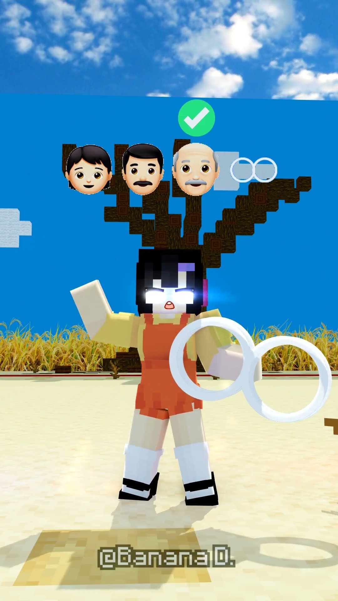 Squid girl level kid to level GOD 999 in Squid game map