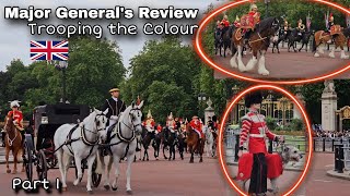 PART 1: Spectacular TROOPING THE COLOUR: The Major General's Review 1st June 2024