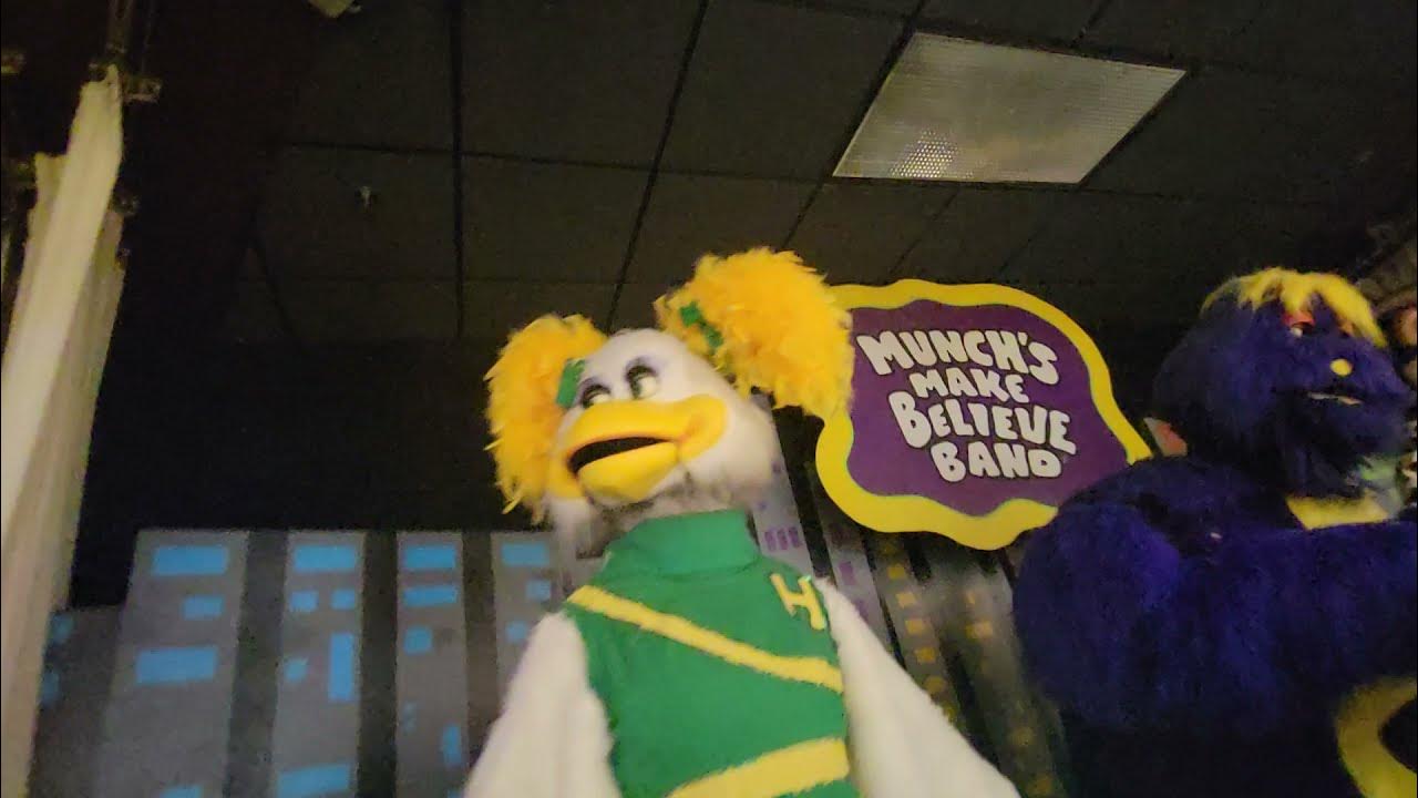 Upclose tour of 3 Stage curtain mechanism + stage lighting