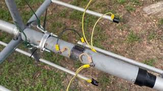 GAP TITAN DX ANTENNA Jumper wires. (KG5PTE)