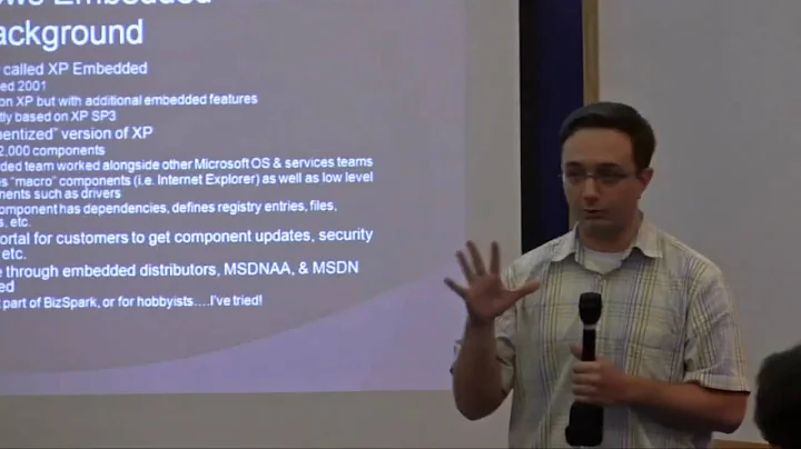 Windows Embedded Architecture P1 - Silvio Fiorito ...