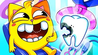 Where Are My Teeth? 🦷😱 Let's Find Tooth with Cat+More Colorful Cartoons For Kids