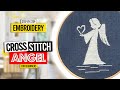 EMBROIDERY | Angel Cross Stitch Pattern Tutorial | Step by Step