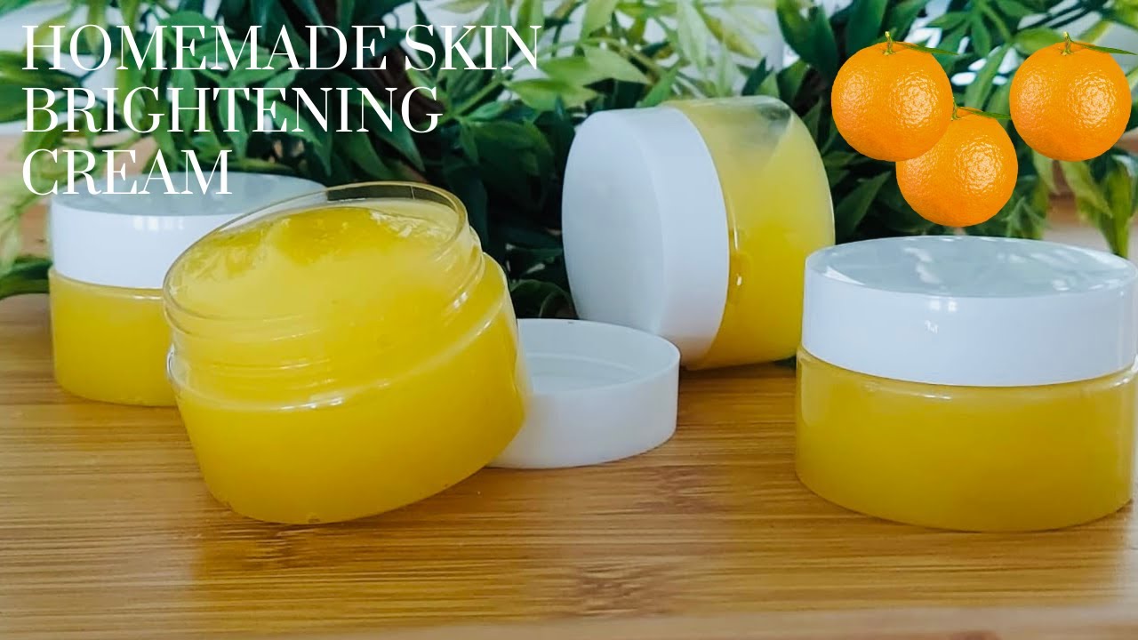 DIY vitamin C / orange peel cream / Skin brightening and Antiaging