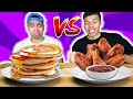 Frhstck vs mittagessen challenge   kelvin und marvin