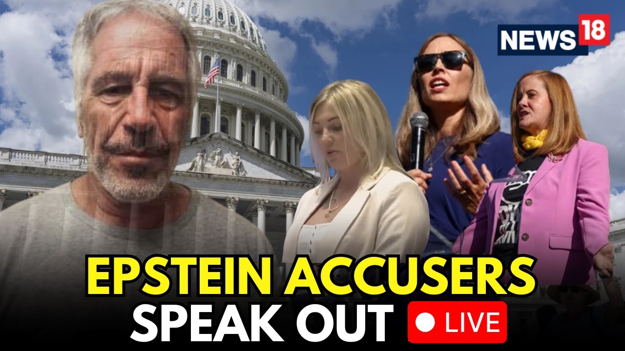 Epstein Case LIVE Victims Speak Out Against Injustice At Capitol Hill