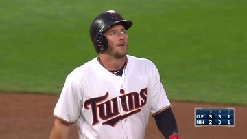 CLE@MIN: Grossman pulls RBI double down line