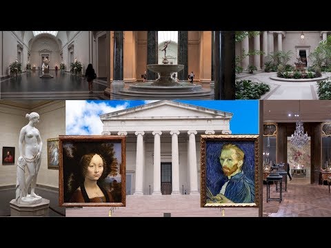 4K Walking Tour of the National Gallery of Art in Washington, DC