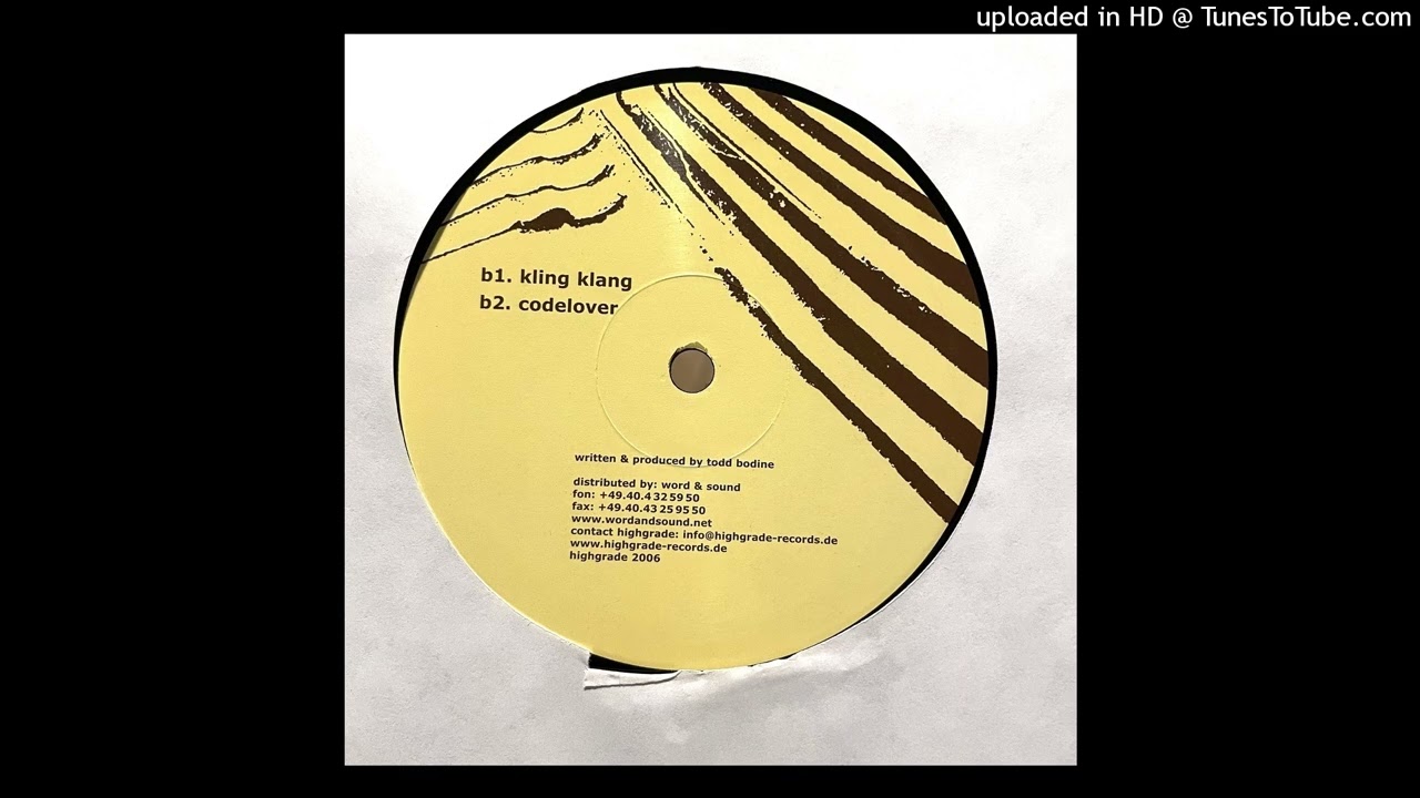 Todd Bodine - Kling Klang