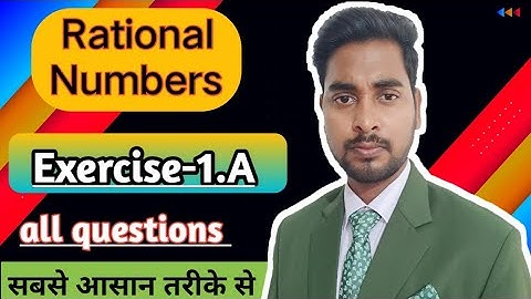 Rational Numbers Exercise-1A || Composite Mathematics Class 8 || #skgupta #compositemathematics