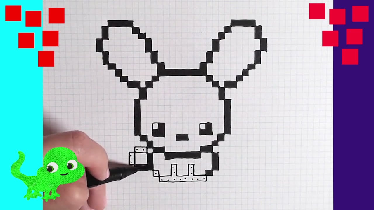 Pixel Art Petit Lapin Facile