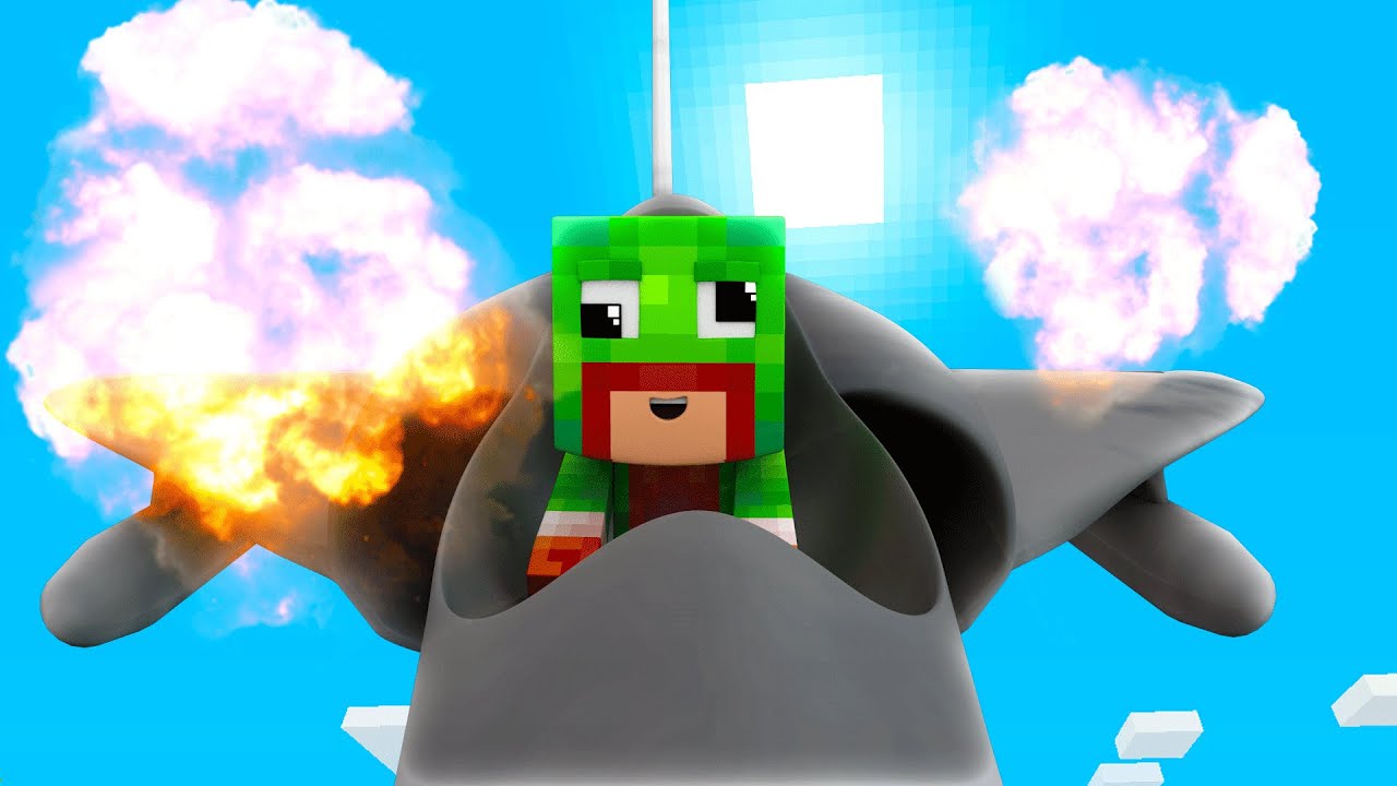 Minecraft - WHO'S YOUR DADDY? BABY FLYS JET! (Baby Nukes 