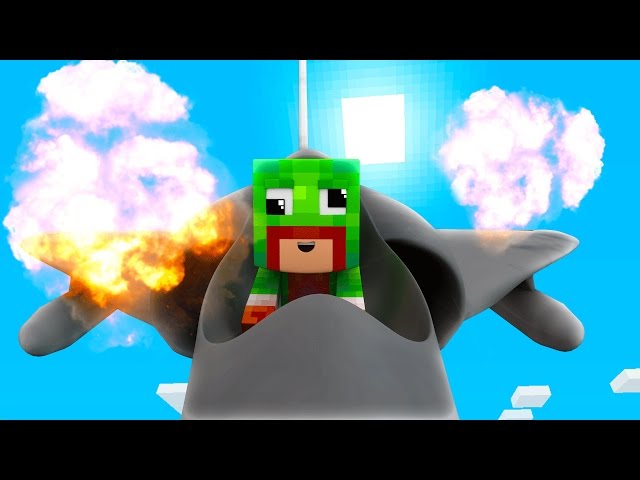 Minecraft - WHO'S YOUR DADDY? BABY FLYS JET! (Baby Nukes World