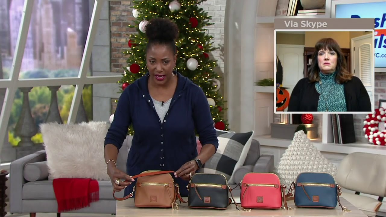 Dooney & Bourke Borsa A Tracolla Briana In Pelle Grana Pebble Con Pochette - Eleganza E Praticità