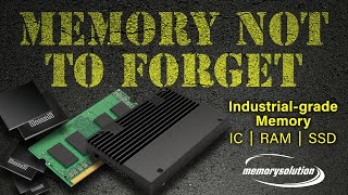 Agnostic Industrial Memory Supply For Years | Memorysolution @ EW 2024