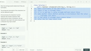 Isomorphic Strings [[Leetcode]] Java