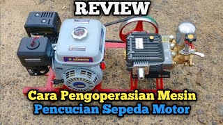 Duet Mesin Pencuci Motor Daiho GX160 Plus Power Sprayer Sanchin SCN-30. 