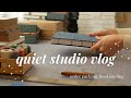 Bookbinding Studio Vlog 17 ✦ cozy bookbinding, relaxing piano music, no talking, asmr