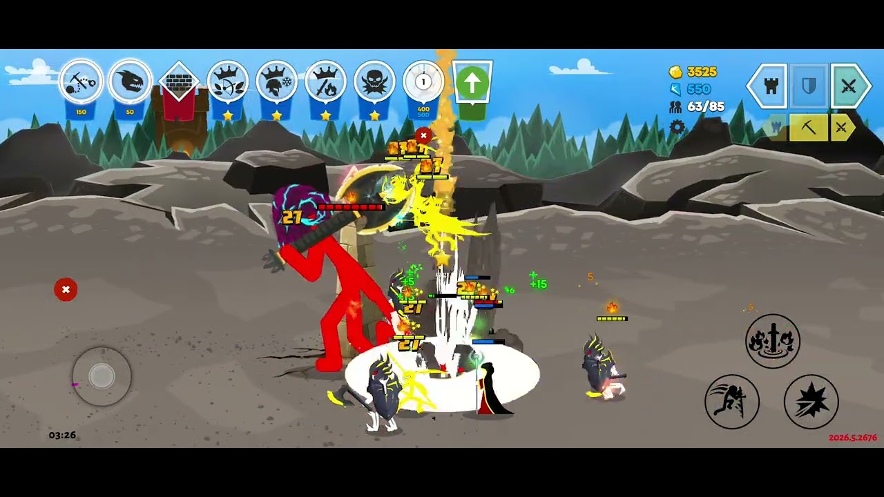 Stick War sagada 2vs2 yaptım part11