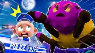 Baby Police vs Giant Spider 🕷😱 | Safety Tips for Kids | Funny Stories For Kids | Little PIB