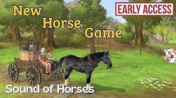 🐎 This NEW HORSE GAME looks like the Old Star Stable | Sound of Horses Gameplay