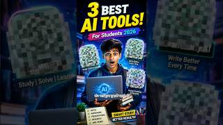 These 3 AI Tools Are Smarter Than Most Students in 2026 😳 #studymotivation #ai #aiforstudents