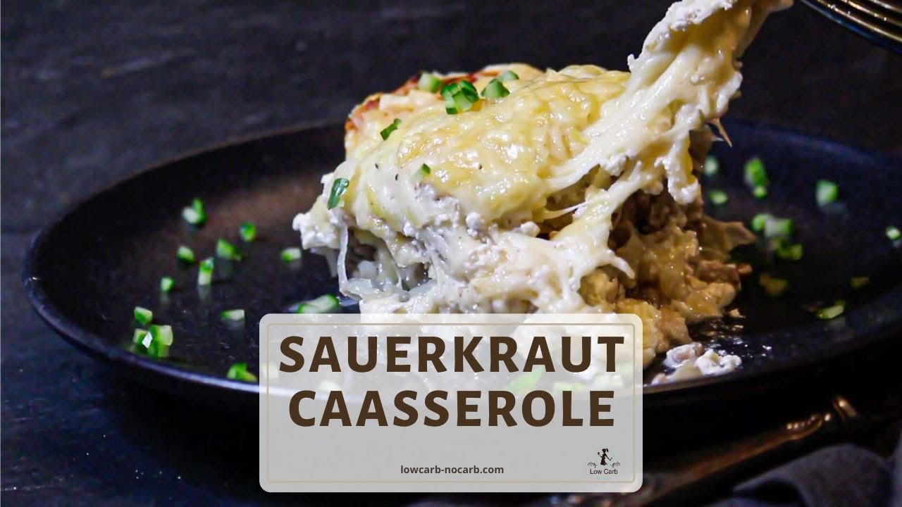 Sauerkraut Casserole Recipe with Ground Beef YouTube