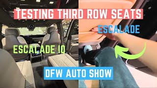 Testing Third Row Seats of 17 Different SUVs at Auto Show (Ford, Toyota, Kia, Cadillac, Lexus etc)