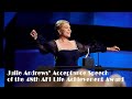 Julie Andrews' AFI Life Achievement Acceptance Speech (2022)