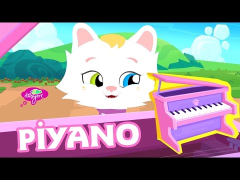 Pepee 'nin Arkadaşı Pisi Öğreniyor - Piyano - Düşyeri