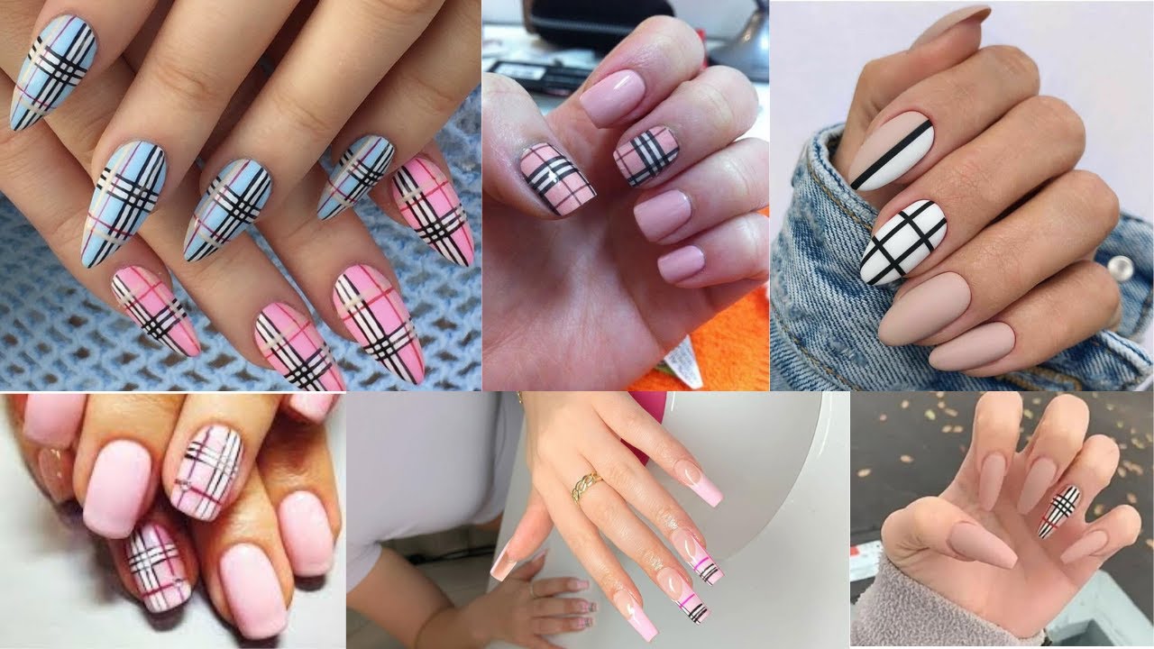 burberry nails design- Nail Art Designs 2022 | Best Nail Art Compilation -  YouTube