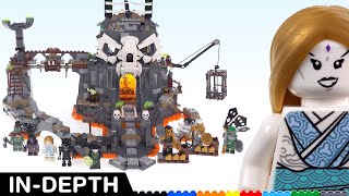 Basic playset that's So Extra: LEGO Ninjago Skull Sorcerer's Dungeons review! 71722