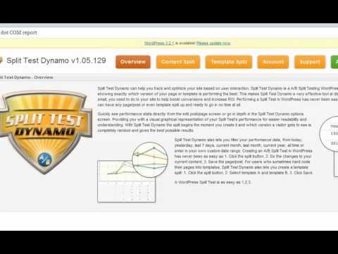 How To Split Test In WordPress - Using Split Test Dynamo