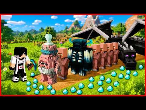 AKU DAN 10 YOUTUBER MINING SEMUA MOB TERMASUK BINKY DRINKY DAJJAL DI MINECRAFT ! SEMUA TAKUT