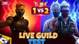 ☠️ FF PKYT is live Q&A 1 VS 2 ON GUILD TEST 🏆