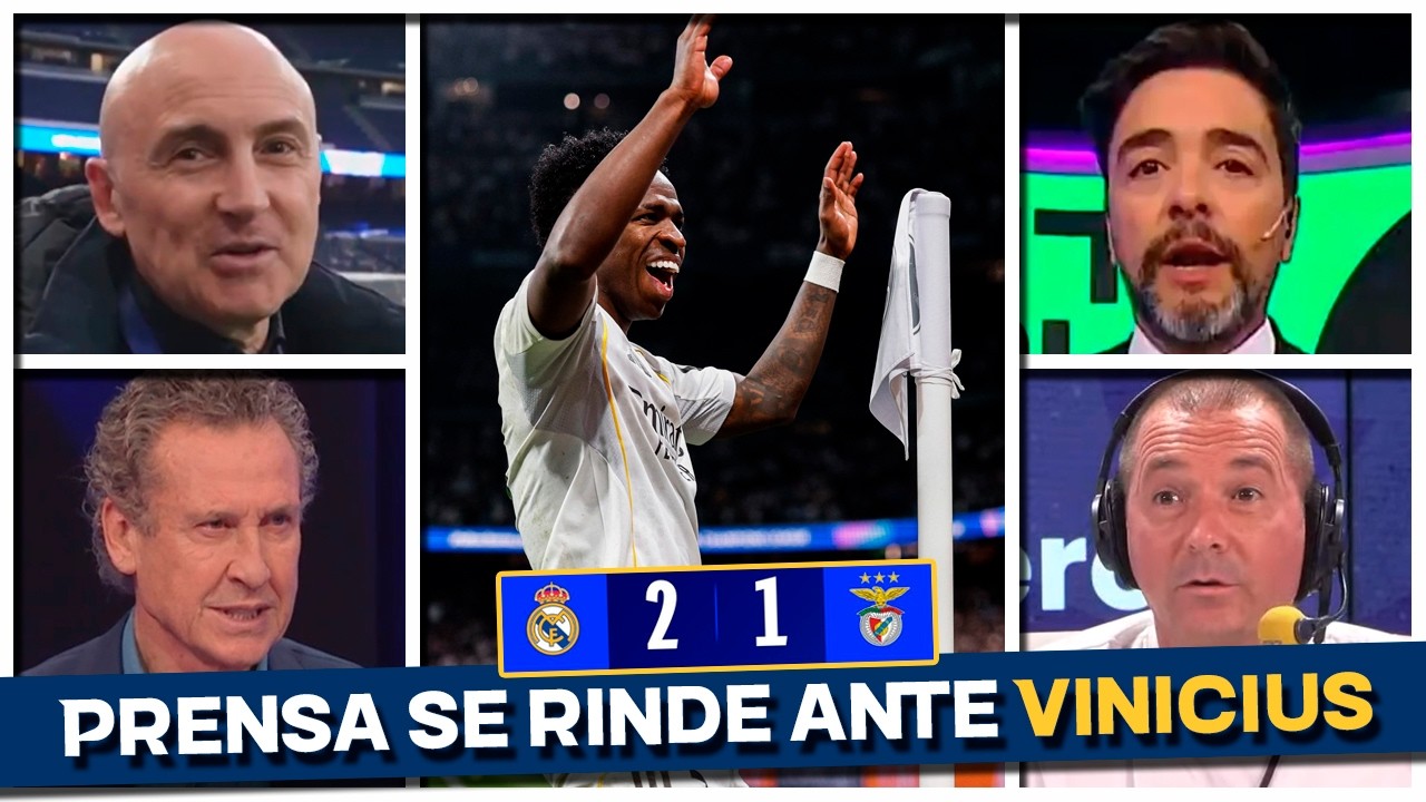 A OCTAVOS  de CHAMPIONS, El baile de Vini mete miedo en Europa