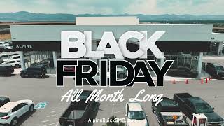 Alpine Buick GMC - Black Friday All Month Long