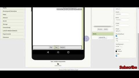 How to make Video Recording App | MIT App Inventor | By Krishna Raghavendran