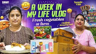 Vlog/Skincare Shopping Haul / Shivalayam and Mulasthana Ellamma Temples in Gollapalli near Tirupati