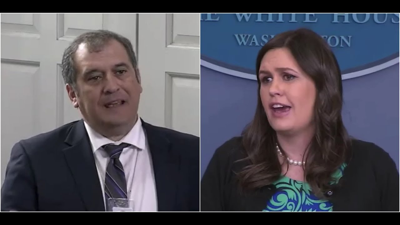 Sarah Sanders Absolutely WRECKS Liberal Reporter Over False Narratives at White House Press Briefing trump amazonia