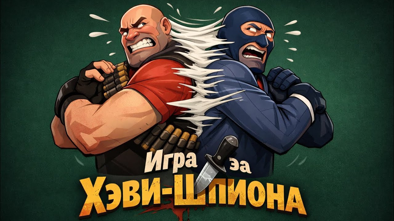 TF2| Поиграл за подкласс на Пулемётчика, Хэви-Шпион 