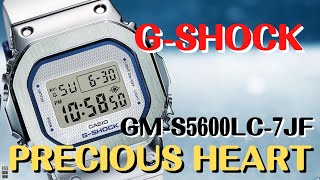CASIO G-SHOCK デジタル腕時計 GM-S5600LC-7JF ミッドサイズ  ユニセックスモデル PRECIOUS HEART SELECTION  2022年11月発売新作