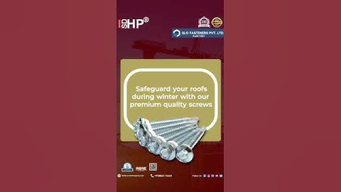 SLG fasteners will keep your roof intact and save you from any kind of roof casualties.