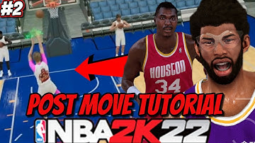 NBA 2K22 POST TIPS & TUTORIAL #2 (Master Unguardable Post Hop Fade Combos)