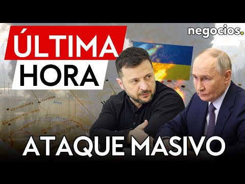 &Uacute;LTIMA HORA | Rusia lanza un ataque masivo: un centenar de drones contra Ucrania