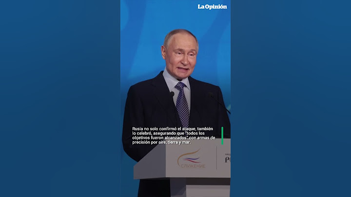 ¡Vladimir detente! Donald Trump le exige a Putin terminar con los bombardeos | La Opinión