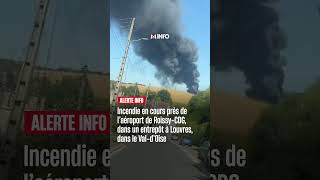 Incendie en cours près de l'aéroport de Roissy-CDG
