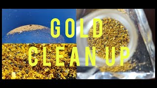 GOLD CLEAN UP USING DREAM MAT / BUNNINGS V MAT