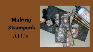 Making steampunk ATC's #craft